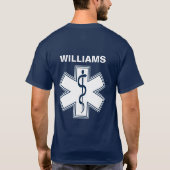 T-shirt EMS EMT paramétré (Dos)