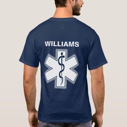 T-shirt EMS EMT paramétré (Dos)