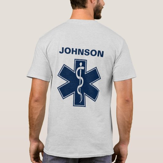 T-shirt EMS EMT paramétré (Dos)