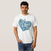T-shirt EMT Coeur Bleu (Devant entier)