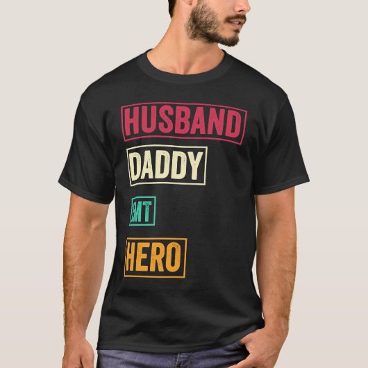 T-shirt EMT Dad EMT Father's Day (Devant)