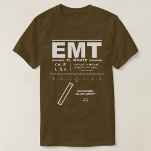 T-shirt EMT de l'aéroport de San Gabriel Valley
