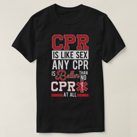 T-shirt EMT Funny CPR First Responder Gift Paramedic EMS N (Design devant)
