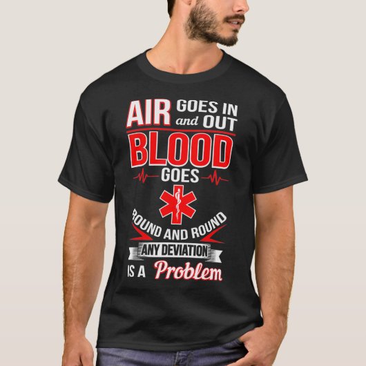 T-shirt EMT Funny First Responder Cadeau Paramètre EMS EMT (Devant)