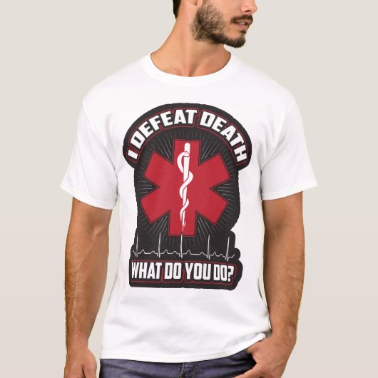 T-shirt EMT I Defeat Deeat (Devant)