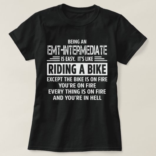 T-shirt EMT-Intermédiaire (Design devant)