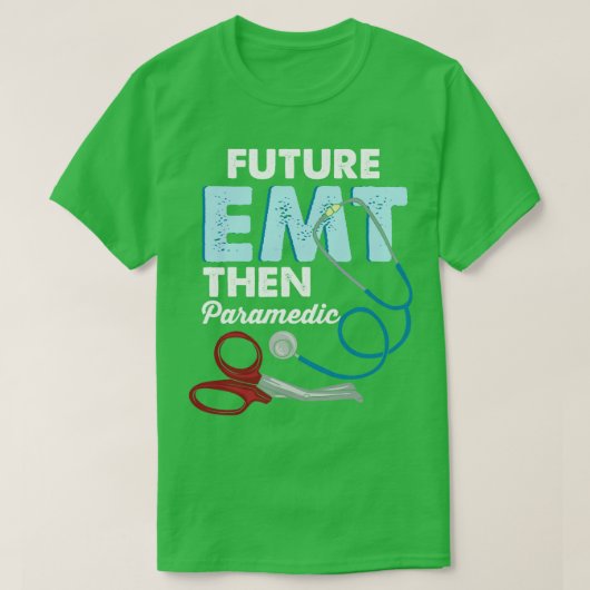 T-shirt EMT Paramedic Emergency Médicale Technician Don (Design devant)