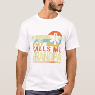 T-shirt EMT préféré m'appelle papy