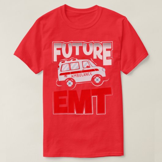 T-shirt EMT School Graduate Future Paramedic (Design devant)
