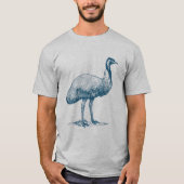 T-shirt Emu - Bleu Océan (Devant)