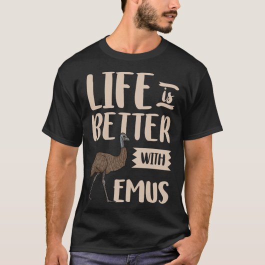 T-shirt Emus Costume Australia Ostrich Bird (Devant)