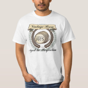 T-shirt En 1975 Brew vintage soutenu, quarantième cadeau