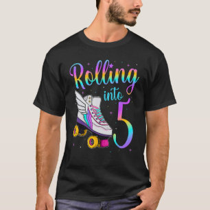 T-shirt En 5 ans. Roulons Je tourne 5 rouleaux