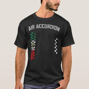 t-shirt en accordéon d'air Le drapeau du cavalier