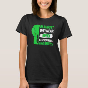 T-shirt En Août Nous Portons Vert Gastroparesis Sensibilis