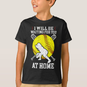 T-shirt En attente de vous filles Softll Catcher Softll Jo