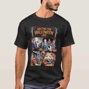 T-shirt En Attente Du Film D'Horreur De L'Équipe De Tueurs