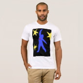 T-shirt en baisse de ~ d'art moderne de ~ (Devant entier)
