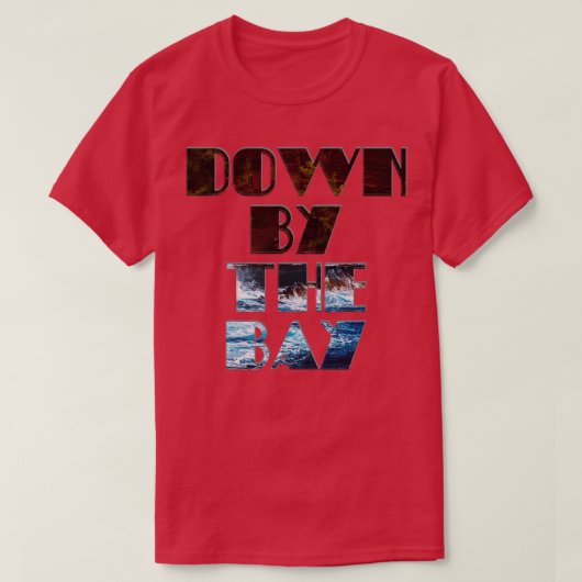 T-shirt En bas de la baie (Design devant)