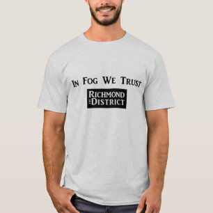 T-shirt En brouillard nous faisons confiance - à T des