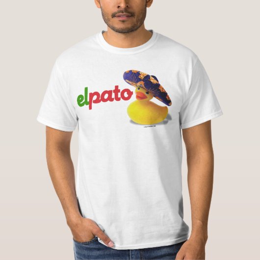 T-shirt en caoutchouc de canard d'EL Pato (Devant)
