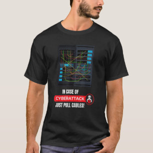 T-shirt En Cas De Cyberattaque I Code De Pirate Informatiq