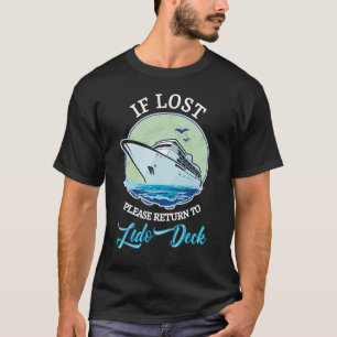 T-shirt En Cas De Perte S'Il Vous Plaît Retourner À Lido D