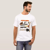 T-shirt En cas de zombis… (Devant entier)