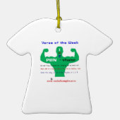 T-shirt En Céramique CALEMBOUR - ornement (Devant)