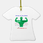 T-shirt En Céramique CALEMBOUR - ornement (Dos)