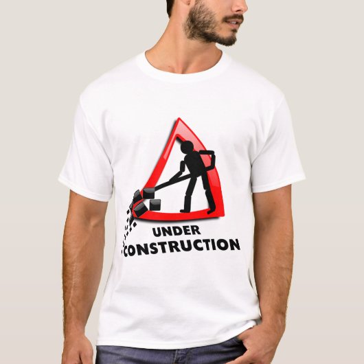 T-shirt en construction (Devant)