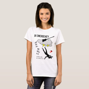 T-shirt En coque de broomstick accident personnalisable