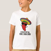 T-shirt En Coque De Chaleur Appelez Neuf Juan Mexicain Pun (Devant)