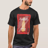T-shirt En Coque De La Crise D'Urgence Verre Bière Alcool  (Devant)