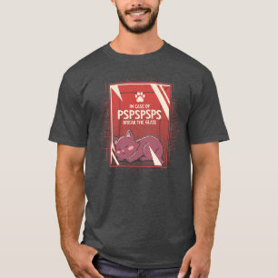 T-shirt En Coque des cauchemars casser le chat en verre de