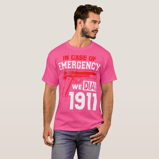 T-shirt En Coque D'Urgence, Nous Composez Le Propriétaire  (Devant entier)