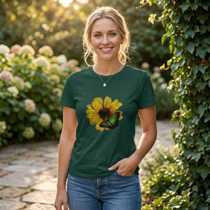 T-shirt en coton à manches courtes pour femmes