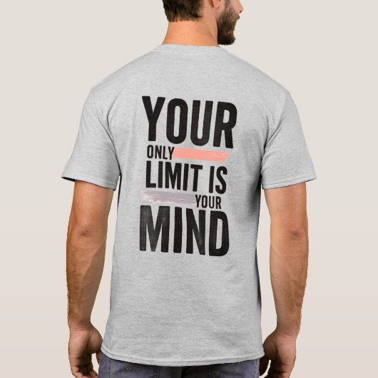 T-shirt en coton de base pour hommes, classique et (Dos)