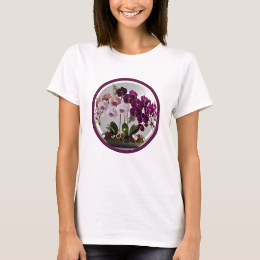 T-shirt en coton doux pour femmes. (Devant)