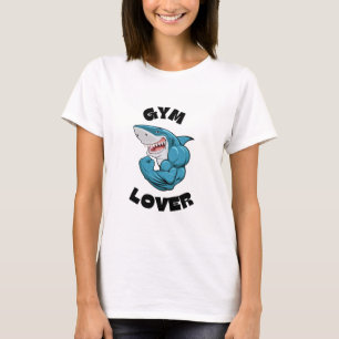 T-shirt en coton doux pour femmes amateur de gym a