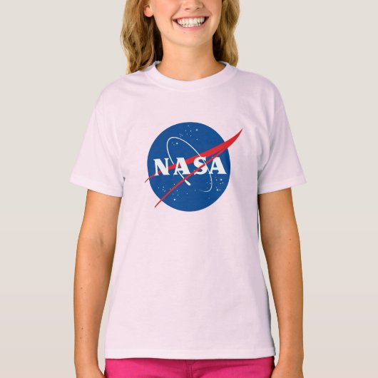 T-shirt en coton Iconique pour filles de la NASA ( (Devant)