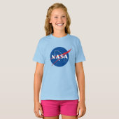 T-shirt en coton Iconique pour filles de la NASA ( (Devant entier)