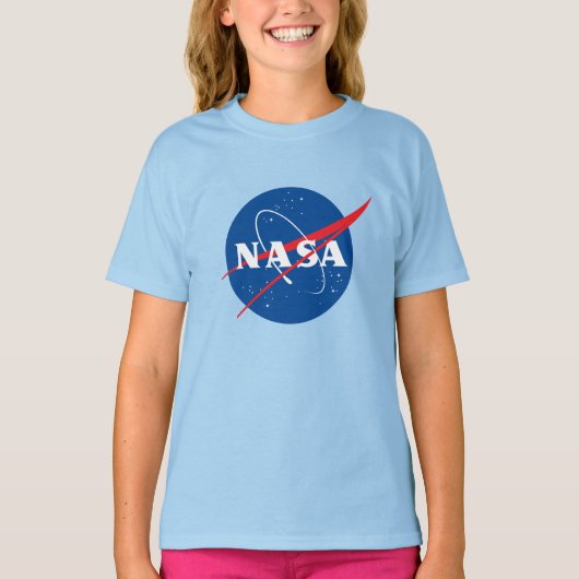 T-shirt en coton Iconique pour filles de la NASA ( (Devant)