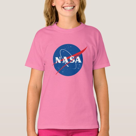 T-shirt en coton Iconique pour filles de la NASA ( (Devant)
