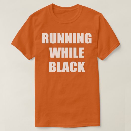T-shirt En cours d'exécution en noir 1 (Design devant)