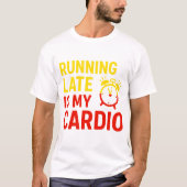 T-shirt En cours d'exécution en retard (Devant)