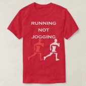 T-shirt En cours d'exécution sans jogging (Design devant)
