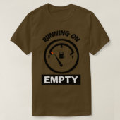 T-shirt En cours d'exécution sur vide (Design devant)