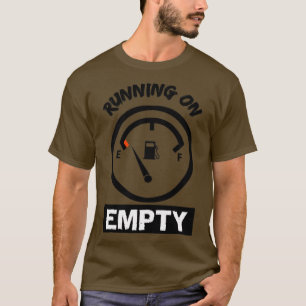 T-shirt En cours d'exécution sur vide