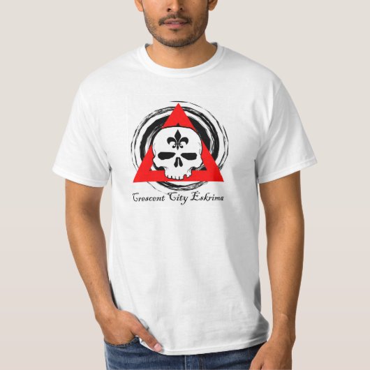 T-shirt en croissant d'Eskrima de ville (Devant)